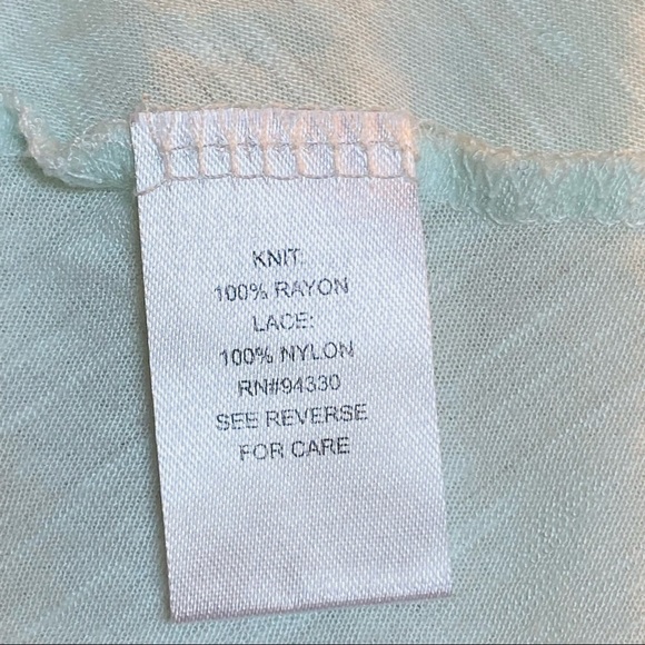 Freshman, small, sea foam green flowy tank top - Picture 4 of 5